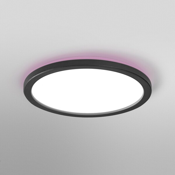Bild 1 von Ledvance Smart+ LED-Deckenleuchte Orbis Ultra Slim Rücklicht Schwarz Ø 23 cm