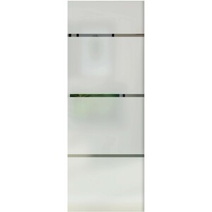 Lichtausschnitt ESG Floatglas 3 Streifen 53,5 x 142cm x 4 mm für Holz-Innentüren