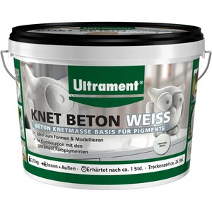 Ultrament Knet Beton 2,5 kg Weiß