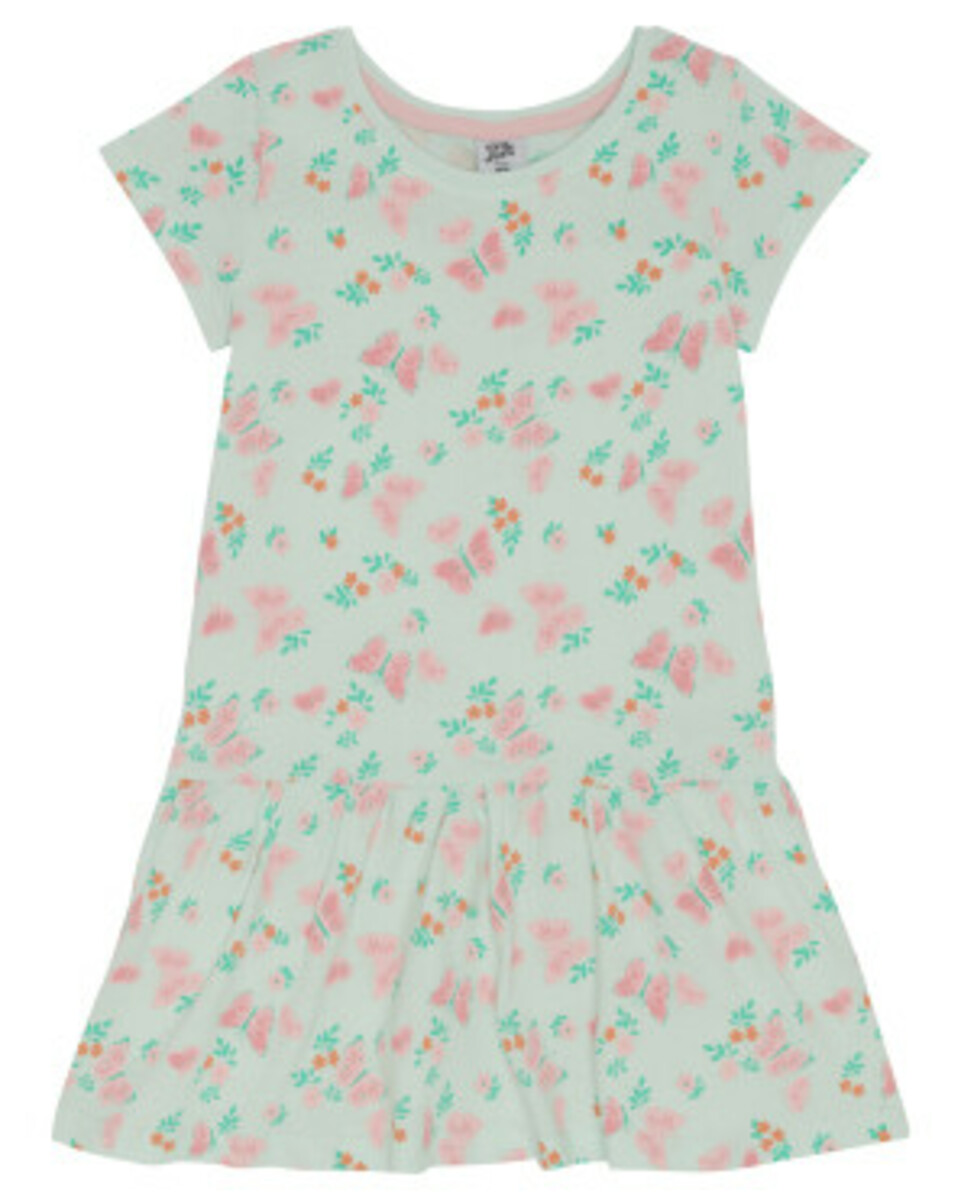 Bild 1 von Kleid Schmetterlinge, Kiki & Koko, Rundhalsausschnitt, mintgrün