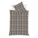 Bild 1 von Bettwäsche, Rot, Beige, Textil, Karo, 155x220 cm, Oeko-Tex® Standard 100, pflegeleicht, atmungsaktiv, hautfreundlich, bügelleicht, schadstoffgeprüft, Schlaftextilien, Bettwäsche, Bettwäsche