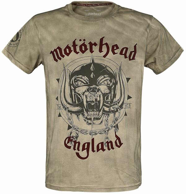 Bild 1 von Motörhead EMP Signature Collection T-Shirt beige