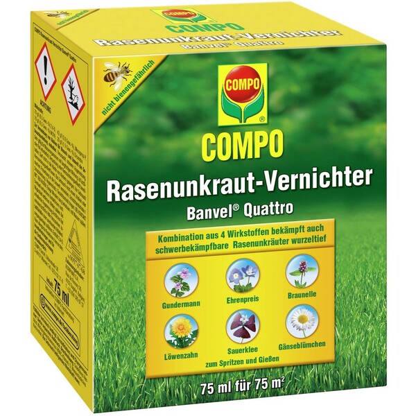 Bild 1 von Compo Rasenunkraut-Vernichter Banvel Quattro 75 ml