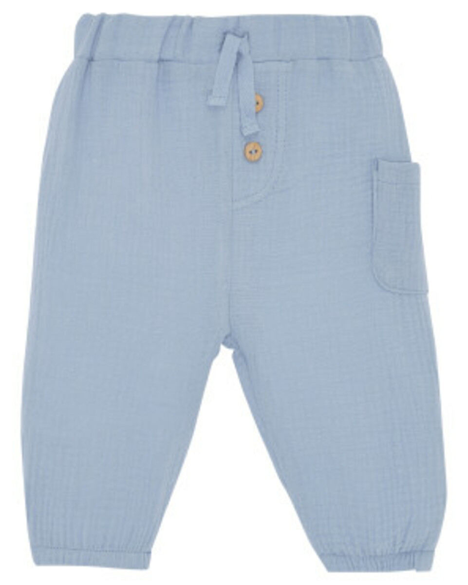 Bild 1 von Newborn Musselinhose, Ergee, elastischer Bund, hellblau