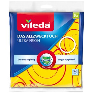 Vileda Allzwecktuch "Das Wischtuch" 6 -er-XXL Pack Geruchsstopp