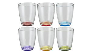 Peill+Putzler Glas 6er-Set  Colore transparent/klar Glas Maße (cm): H: 9,9  Ø: [8.4] Gläser & Karaffen