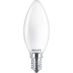 Philips LED-Leuchtmittel Kerzenform E14/4,3 W 470 lm Neutralweiß matt