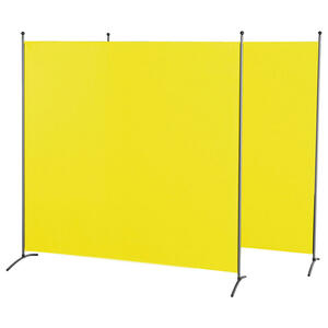 Grasekamp Doppelpack Stellwand Gelb Polyester-mischgewebe B/h: Ca. 180x180 Cm