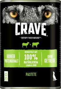 Crave Hund Adult Pastete mit Lamm & Rind