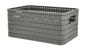 Rotho Aufbewahrungsbox grau Kunststoff Maße (cm): B: 18,5 H: 12,6 Aufbewahren & Ordnen