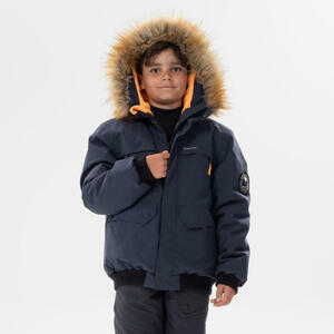 Winterjacke Kinder Winterwandern wasserdicht -6,5 °C Gr. 122–170 - SH100 X-Warm marineblau