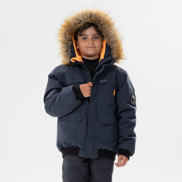 Bild 1 von Winterjacke Kinder Winterwandern wasserdicht -6,5 °C Gr. 122–170 - SH100 X-Warm marineblau