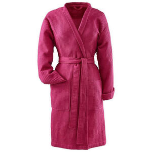 Vossen Bademantel rosa , 5016 Rom , Textil , Frottee , Taschen, besonders flauschig, hochwertige Qualität, modische Optik , 003355033410