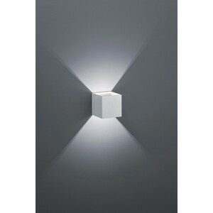 Trio LED-Wandlampe Louis Aluminium gebürstet 1-flammig 4,3 W
