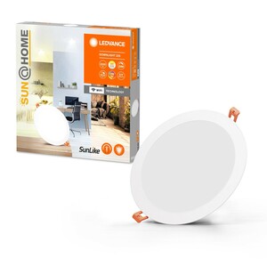 Ledvance Smart+ LED-Unterbauleuchte Sun@Home Downlight Slim Weiß Ø 22,5 cm