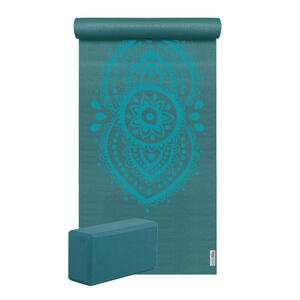 YOGISTAR Yoga-Set Starter Edition - ajna chakra (Yogamatte + 1 Yogablock)