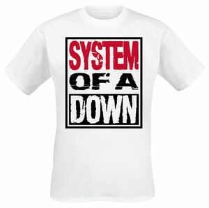 System Of A Down Triple Stack Box T-Shirt weiß
