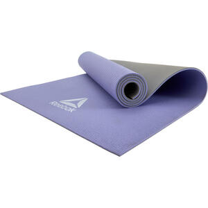 Reebok Yogamatte 6 mm doppelseitig lila/grau