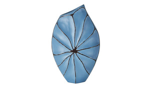 Deko-Vase blau Polyresin (Kunstharz) Maße (cm): B: 29 H: 48 T: 10 Dekoration