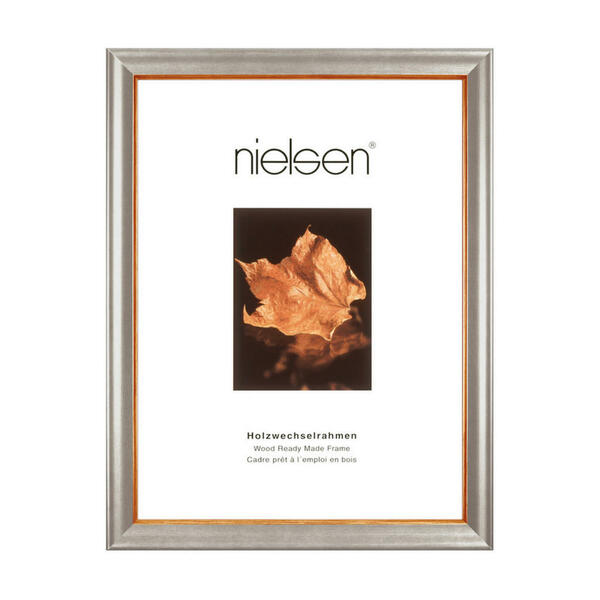 Bild 1 von Nielsen Bilderrahmen silberfarben , 6630002 , Holz , 30x40 cm , 0035150435
