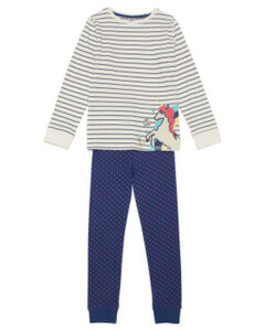 Pyjama mit Applikation, Kiki & Koko, 2-tlg. Set, verschiedene Designs, dunkelblau