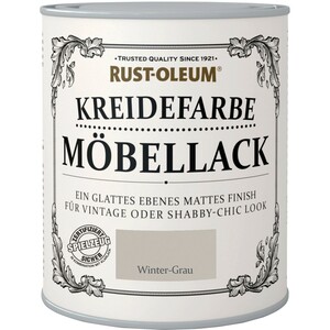 Rust Oleum Möbellack Kreidefarbe Wintergrau 750ml