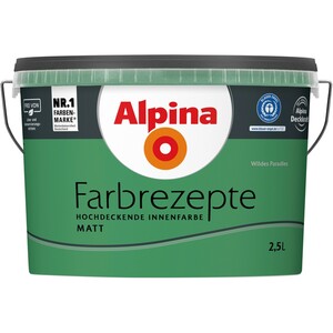 Alpina Farbrezepte Wildes Paradies matt 1 Liter