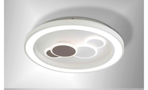 LED-Deckenleuchte, weiß, rund