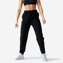 Bild 1 von Jogginghose Fitness Regular Baumwolle Essential Damen schwarz