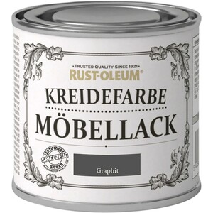 Rust-Oleum Kreidefarbe Möbellack Graphit Matt 125 ml