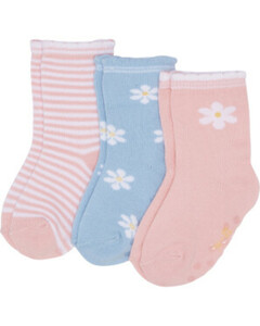 Socken mit ABS-Druck, 3er-Pack, Ergee, verschiedene Designs, blau