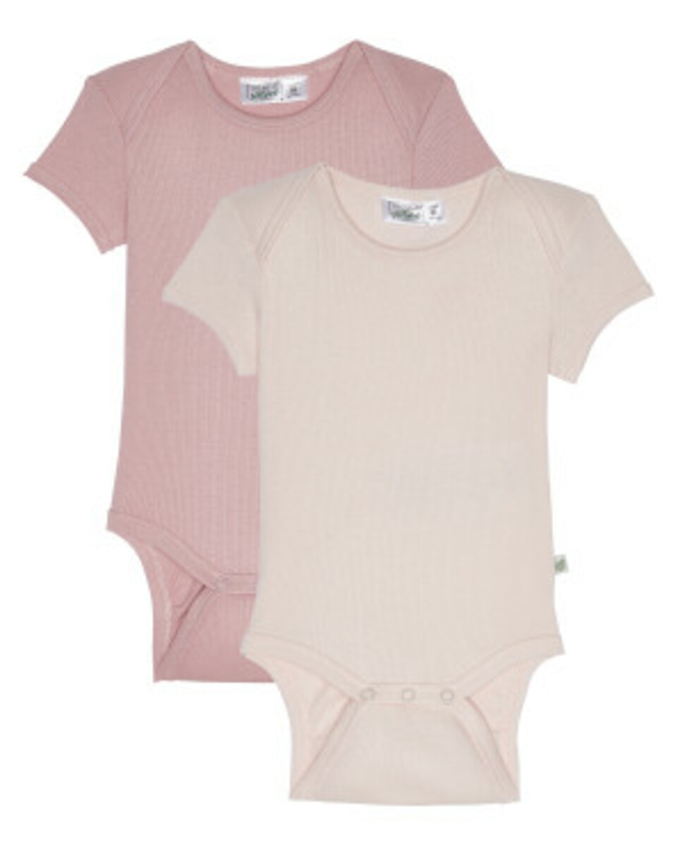 Bild 1 von Gerippte Bodys, 2er-Pack, Identic Nature, lila