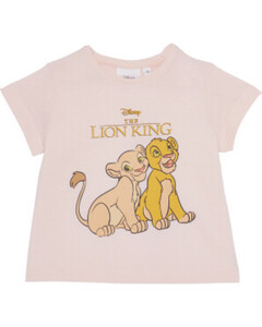 The Lion King T-Shirt, Schulterknöpfe, hellrosa