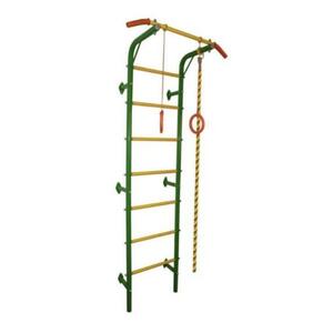 Sprossenwand “Akrobat - 1” Kletterwand für Kinderzimmer Gelb - Grün