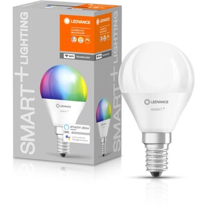 Ledvance Smart+ WiFi LED-Lampe Tropfenform E14/6,5W 470lm RGBW Farbwechsel