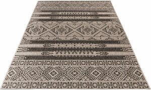 Teppich »My Nordic 876«, Obsession, rechteckig, Höhe 0,5 mm, Flachgewebe, Ethno Muster, In- und Outdoor geeignet, Wohnzimmer