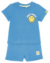 Bild 1 von Smiley World T-Shirt + Shorts, 2-tlg. Set, petrol