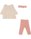 Bild 1 von Newborn Stirnband + Kleid + Leggings, Ergee, 3-tlg. Set, rosa