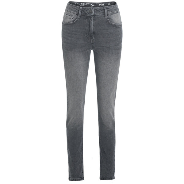 Bild 1 von Damen Mom-Jeans mit Used-Waschung