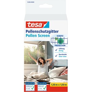 Tesa® Pollenschutzgitter 1,3 m x 1,5 m Anthrazit