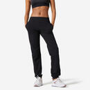 Bild 1 von Jogginghose Fitness 100 gerade Baumwolle Damen schwarz