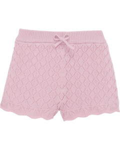 Rosa Strick-Shorts, Ergee, elastischer Bund, rosa