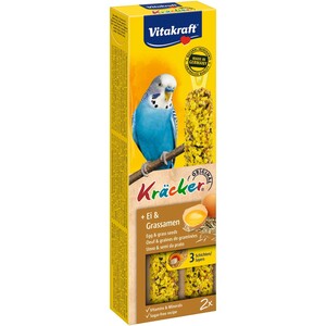 Vitakraft Kräcker Ei und Grassamen 2 Stück / 54 g
