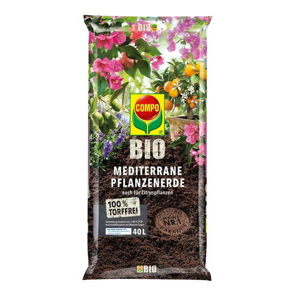 Bild 1 von Compo Bio Mediterrane Pflanzenerde torffrei 40 l