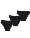 Bild 1 von Schwarze Slips, 3er-Pack, X-Mail, schwarz