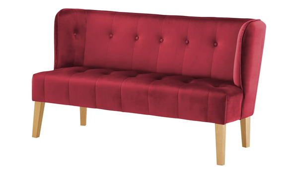 Bild 1 von Twist Küchensofa Samt  Bella rot Maße (cm): B: 180 H: 90 T: 69 Bänke