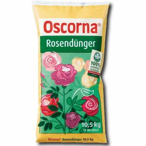 Oscorna Rosendünger 10,5 kg organischer ÖKO Dünger für Rosen Blumen Beet Balkon