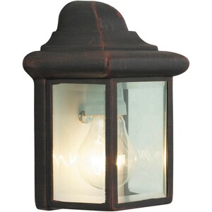 Brilliant Außen-Wandlampe Newport Rostfarbe 34 cm x 22 cm EEK: E-A++