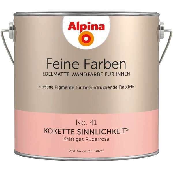 Bild 1 von Alpina Feine Farben No. 41 Kokette Sinnlichkeit® edelmatt 2,5 Liter