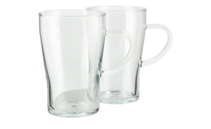 Peill+Putzler 2er Set Tee- / Kaffeegläser Orion  Buon Giorno Borosilikatglas Maße (cm): H: 11,5 Gläser & Karaffen
